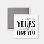 Wat je wel vindt, is typografie magneet (Voorkant / Achterkant)