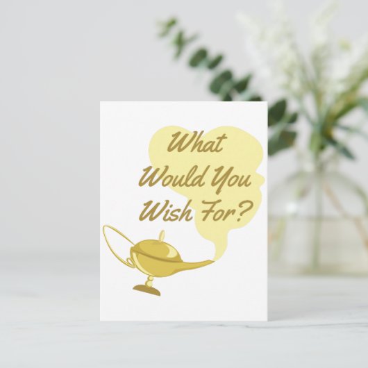 Wat je wilt briefkaart (Staand voorkant)