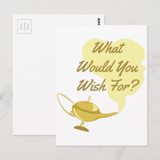 Wat je wilt briefkaart (Voorkant / Achterkant)