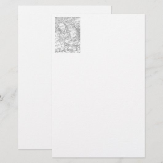 Wat je wilt briefpapier (Voorkant / Achterkant)