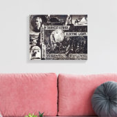 Wat je wilt in het donkerste Afrika is elektrisch Canvas Afdruk (Insitu (Woonkamer))