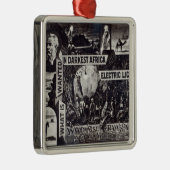 Wat je wilt in het donkerste Afrika is elektrisch Metalen Ornament (Rechts)