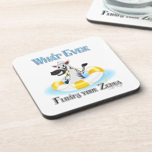 Wat je Zebra ook drijft Drankjes Onderzetter (Linkerzijde)