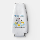 Wat je Zebra ook drijft Flesjeskoeler (Voorkant)