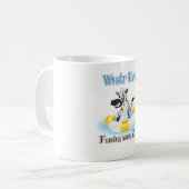 Wat je Zebra ook drijft Koffiemok (Voorkant links)
