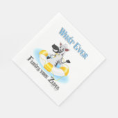 Wat je Zebra ook drijft Servet (Hoek)