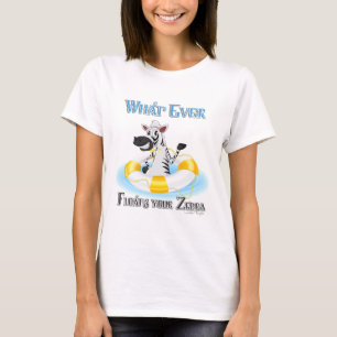 Wat je Zebra ook drijft T-shirt