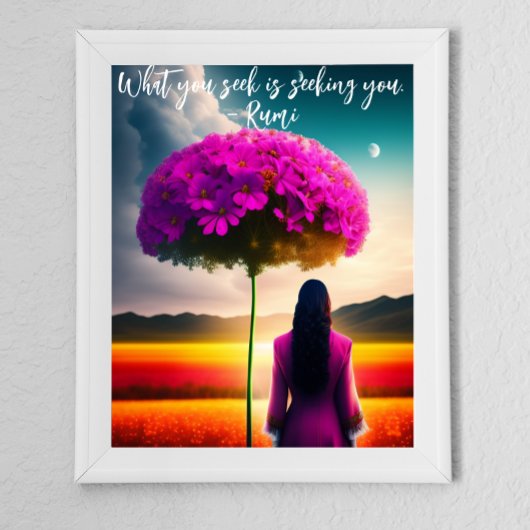 Wat je zoekt in Dreamweaver Rumi Quote Poster