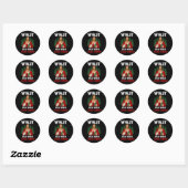 Wat Jezus Zou Werpen Disc Golf Speler Frisbee Di Ronde Sticker (Vel)