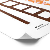 Wat JJ zei - geïllustreerd gedicht Poster (Hoek)