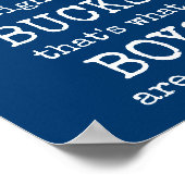 Wat jongens gemaakt zijn Posterprintset Poster (Hoek)