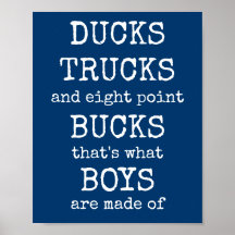 Wat jongens gemaakt zijn van Poster prints set