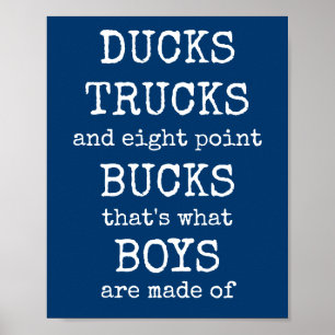 Wat jongens gemaakt zijn van Poster prints set