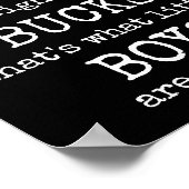 Wat jongens gemaakt zijn van Posterprints set Poster (Hoek)