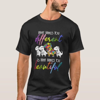 Wat Jou Anders Maakt Mooie Dinosaurus Autisme  T-shirt