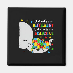 Wat Jou Anders Maakt Mooie Olifant Autisme Magneet
