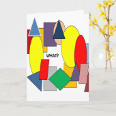 WAT? KAART (Gele Bloem)