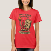 Wat kan er misgaan? t-shirt (Voorkant)