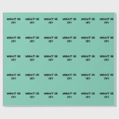 Wat kan het zijn? cadeaupapier (Vlak)