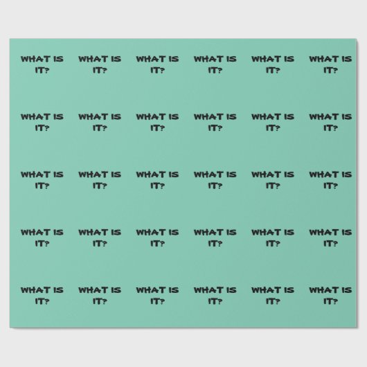 Wat kan het zijn? cadeaupapier (Vlak)