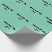 Wat kan het zijn? cadeaupapier (Hoek)