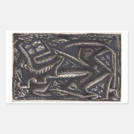 Wat kan hij van het hart weten? rechthoekige sticker