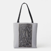 Wat kan hij van het hart weten? tote bag (Achterkant)