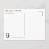 Wat kan hij weten over het hart? briefkaart (Achterkant)
