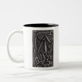 Wat kan hij weten... van het hart? tweekleurige koffiemok