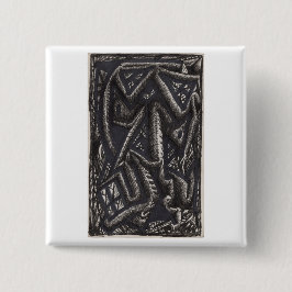 Wat kan hij weten... van het hart? vierkante button 5,1 cm