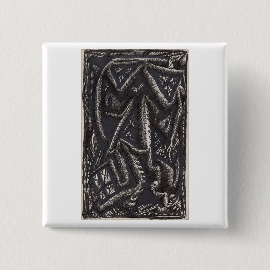 Wat kan hij weten... van het hart? vierkante button 5,1 cm (Voorkant)