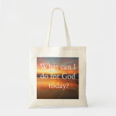 Wat kan ik doen? tote bag (Voorkant)