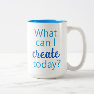 Wat kan ik vandaag Creëer? KoffieMok Tweekleurige Koffiemok