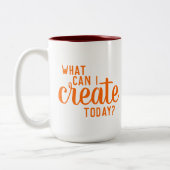 "Wat kan ik vandaag Creëer?" Kunstmatige Mok (Links)