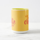 "Wat kan ik vandaag Creëer?" Kunstmatige Mok (Center)