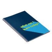 Wat kan ik vandaag leren? Notitieboek (Rechterzijde)