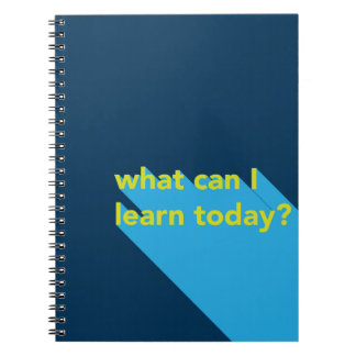 Wat kan ik vandaag leren? Notitieboek