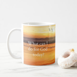 Wat kan ik voor God doen? Koffiemok