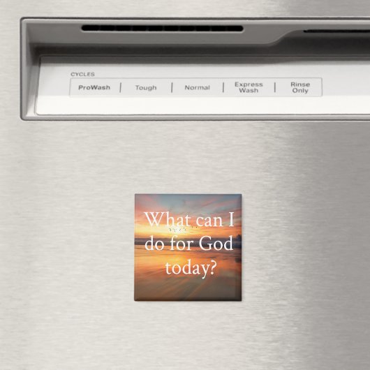 Wat kan ik voor God doen? Magneet (Insitu (Vaatwasser))