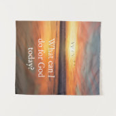 Wat kan ik voor God doen? Wandkleed (Voorkant (horizontaal))