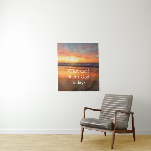 Wat kan ik voor God doen? Wandkleed (In situ)