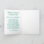 Wat kanker niet kan aangepaste Art-Wenskaarten uit Kaart (Binnen)