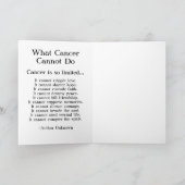 Wat kanker niet kan aangepaste Art-Wenskaarten uit Kaart (Binnen)