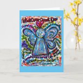 Wat kanker niet kan aangepaste Art-Wenskaarten uit Kaart (Gele Bloem)