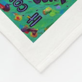 Wat kanker niet kan doen, aangepaste engels chemo fleece deken (Hoek)