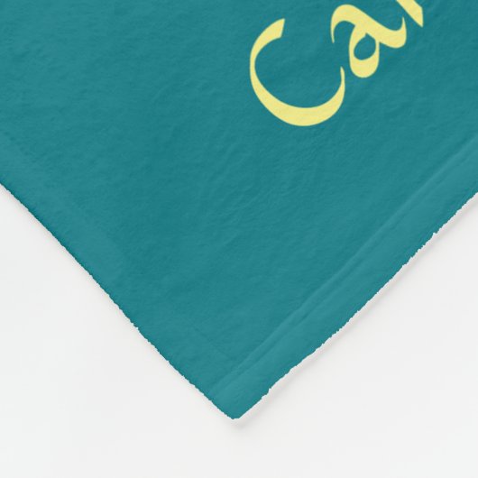 Wat kanker niet kan doen, aangepaste engels chemo fleece deken (Hoek)