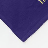 Wat kanker niet kan doen, aangepaste engels chemo fleece deken (Hoek)