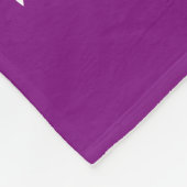 Wat kanker niet kan doen, aangepaste engels chemo fleece deken (Hoek)