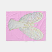 Wat kanker niet kan doen, aangepaste engels chemo fleece deken (Voorkant (Horizontaal))