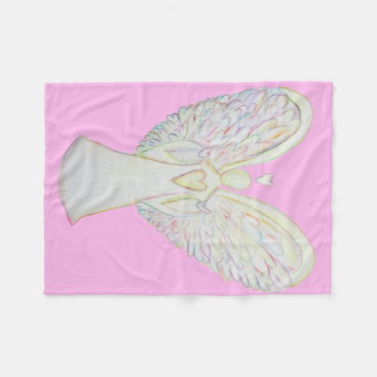 Wat kanker niet kan doen, aangepaste engels chemo fleece deken (Voorkant (Horizontaal))